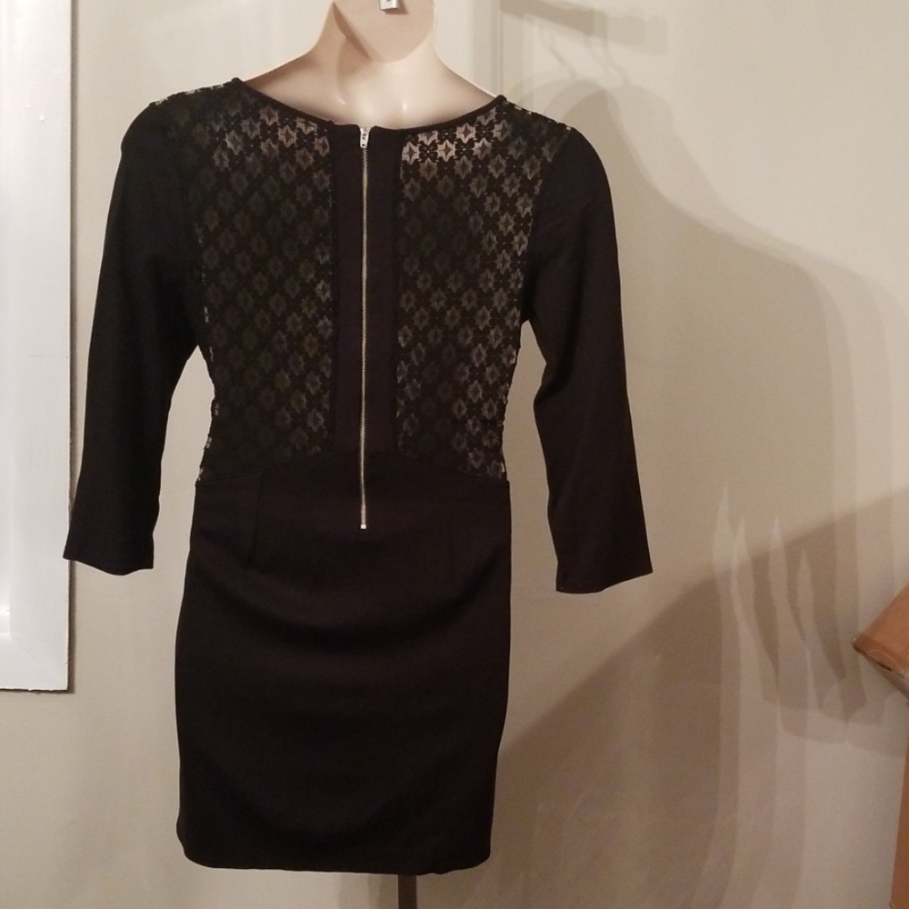 Lace back dress